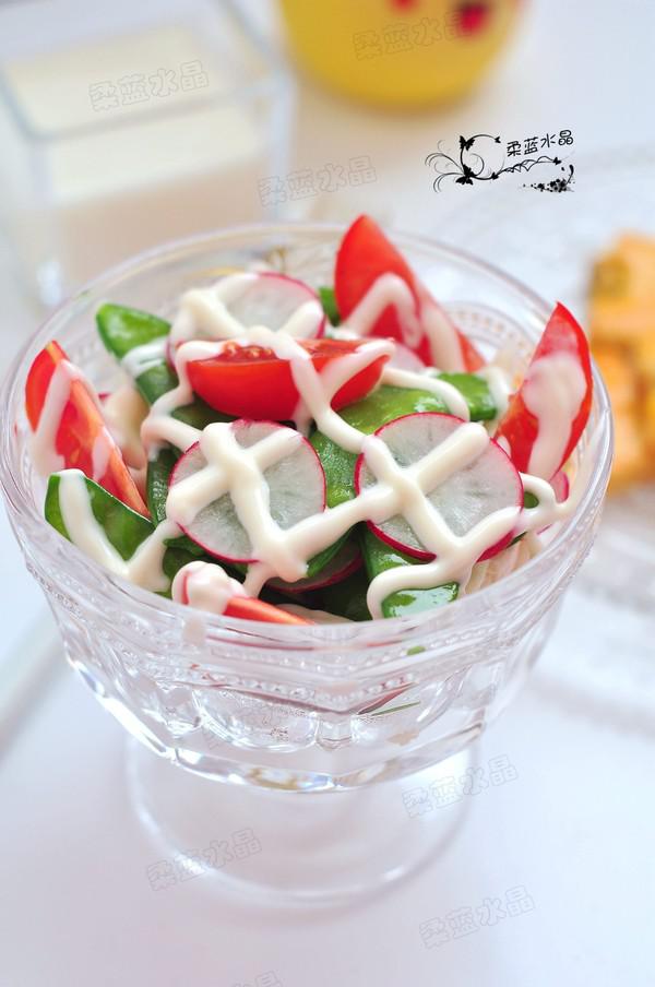 荷蘭豆沙拉的做法-家常味拌菜譜