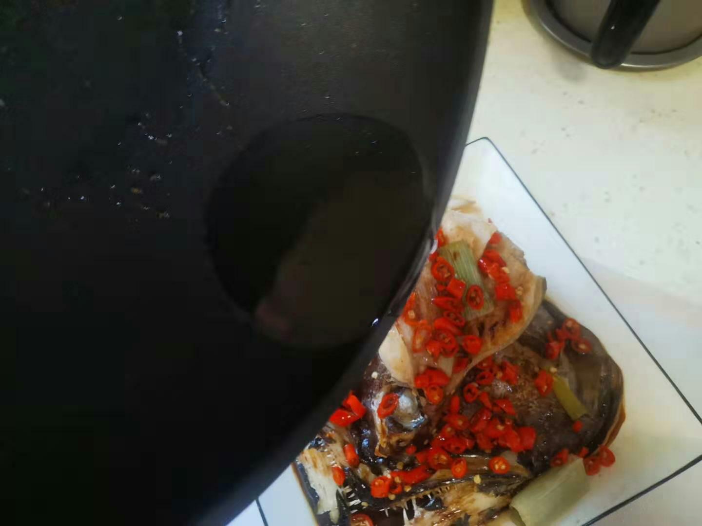 清蒸鰈魚頭的做法-家常味蒸菜譜