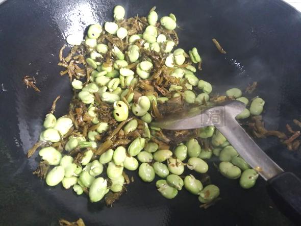 雪菜豆瓣的做法-咸鮮味炒菜譜