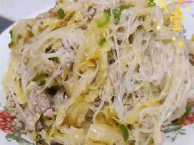 快手の肉末粉絲酸菜的做法-酸辣味炒菜譜