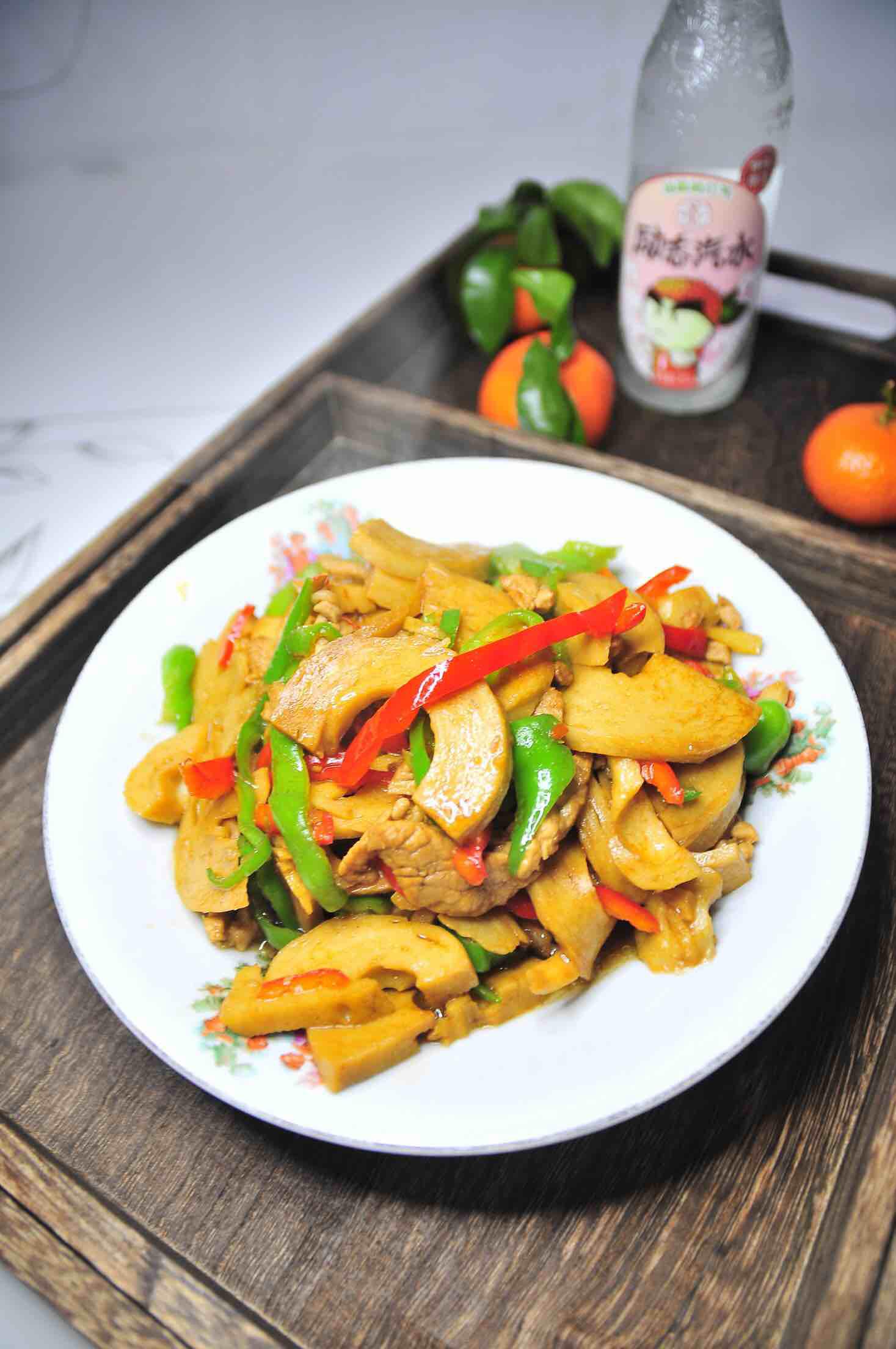 面筋炒肉絲的做法-家常味炒菜譜