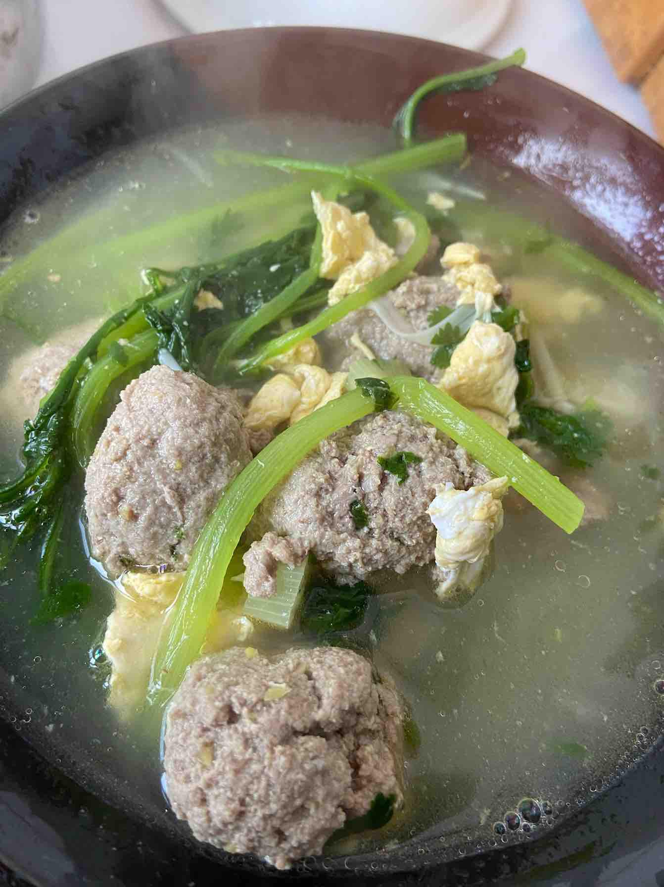 牛肉丸子湯的做法-咸鮮味煮菜譜