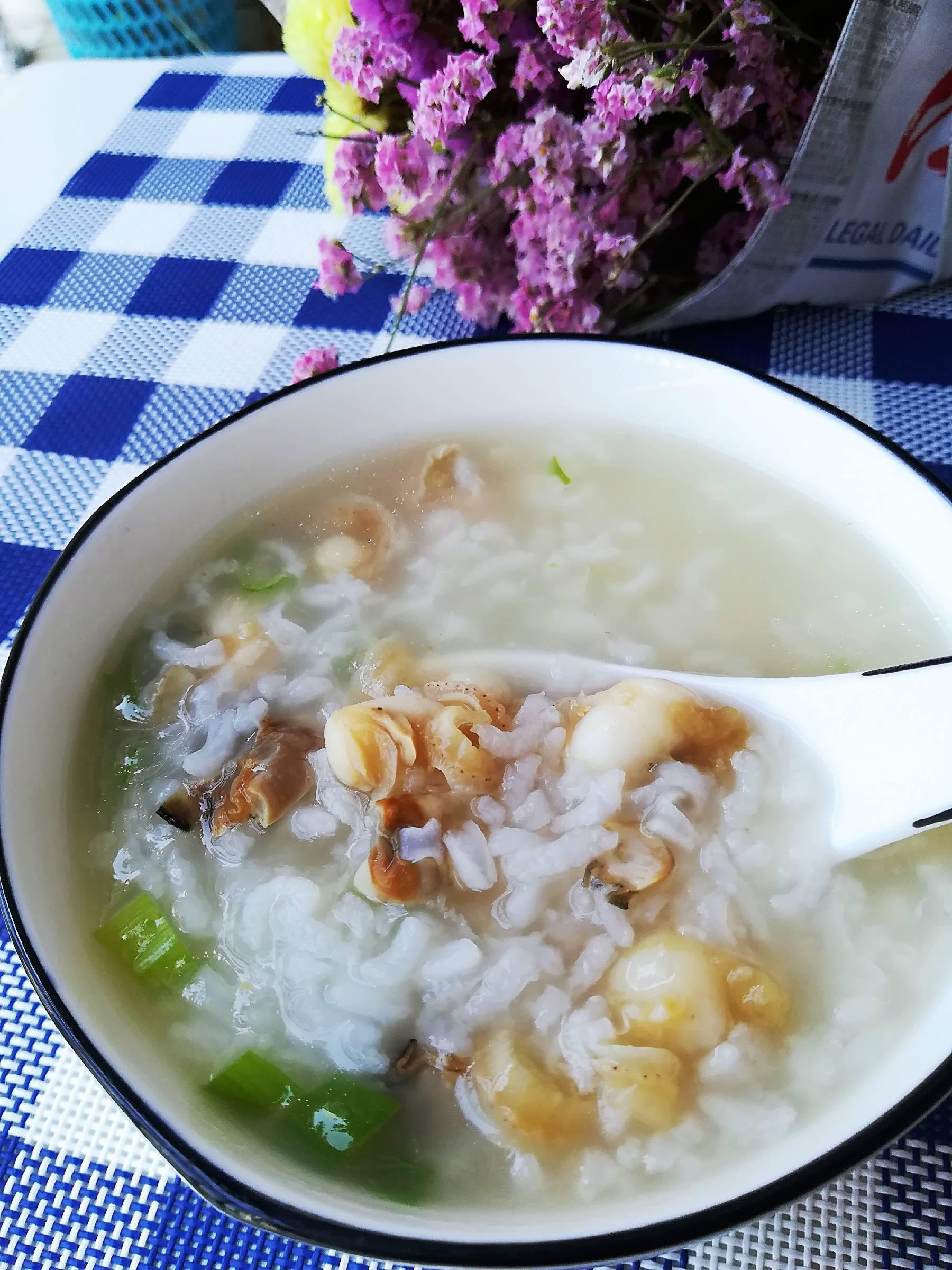 扇貝肉蠔豉粥的做法-咸鮮味煮菜譜