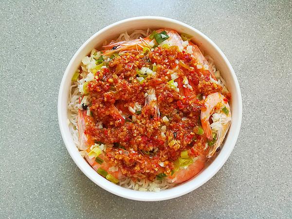 蒜蓉米粉蒸蝦的做法-家常味蒸菜譜