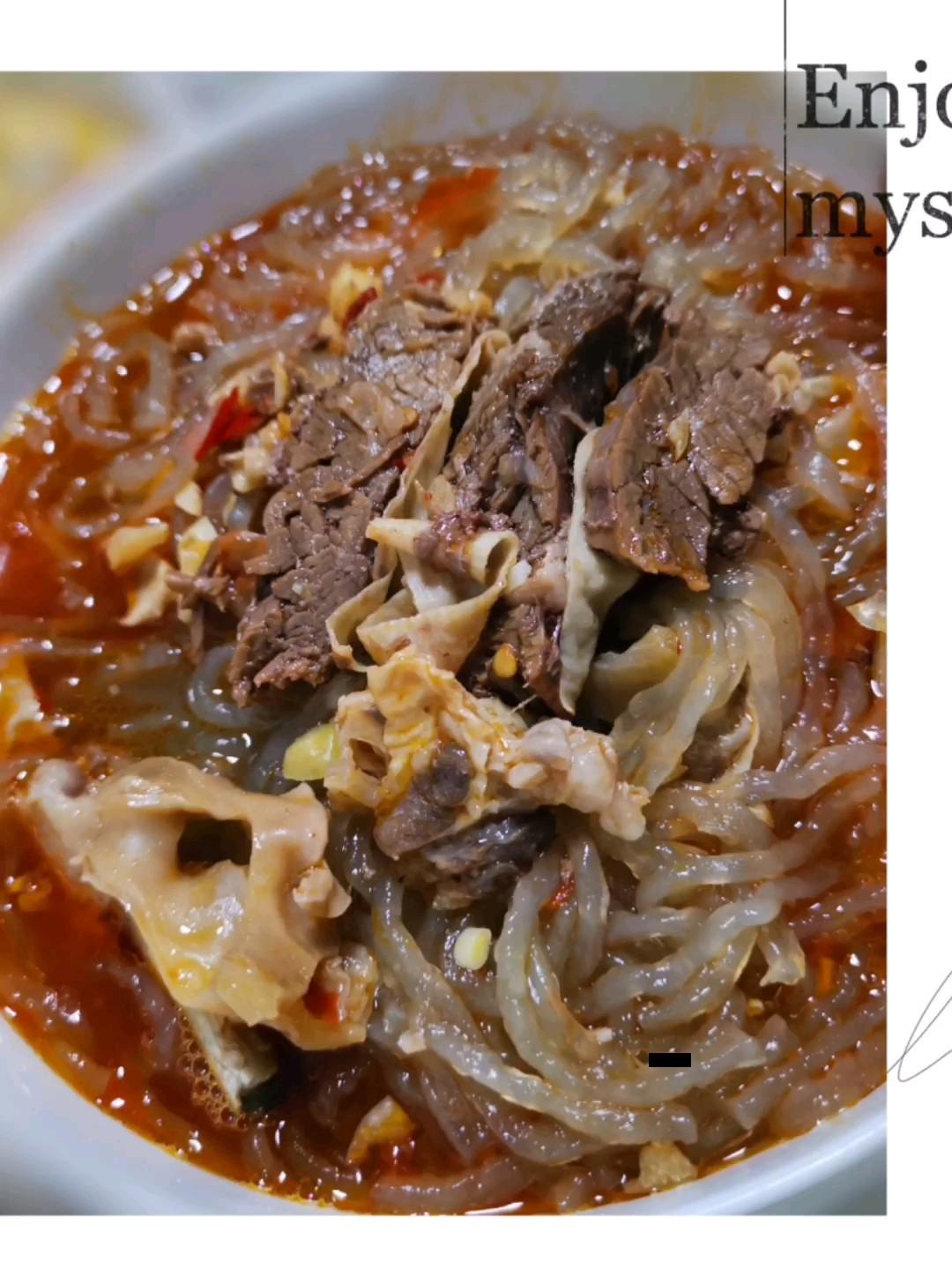 牛腩粉絲的做法-家常味燜菜譜