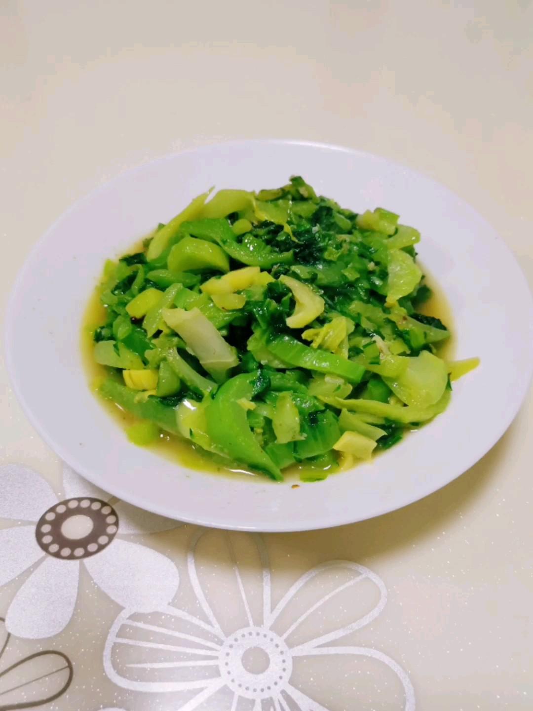 炒芥菜的做法-家常味炒菜譜