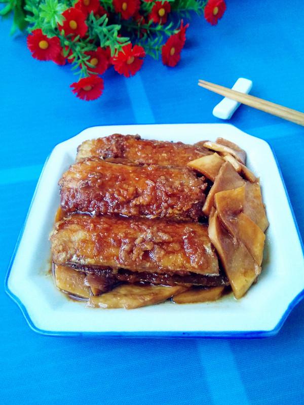 杏鮑菇燒帶魚(yú)的做法-咸鮮味燒菜譜