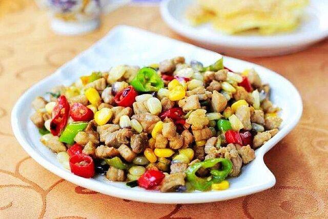 羊肉炒玉米的做法-家常味炒菜譜