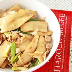 蠔油杏鮑菇炒肉的做法-咸鮮味炒菜譜