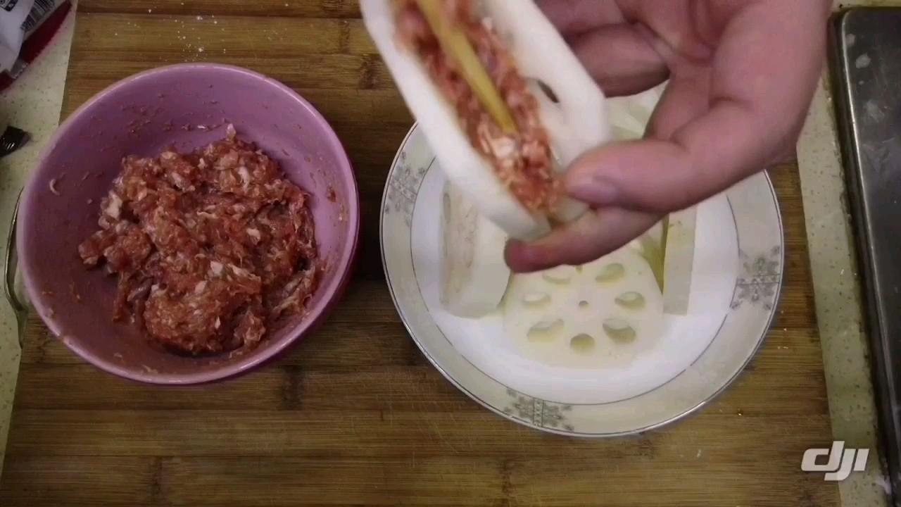 炸茄夾/炸藕夾的做法-家常味炸菜譜