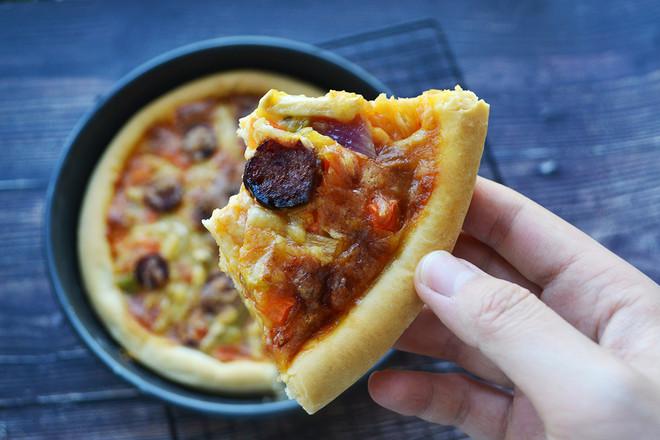 素什錦披薩的做法-咸鮮味烤菜譜