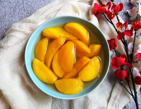 蒸黃桃罐頭的做法-咸鮮味蒸菜譜