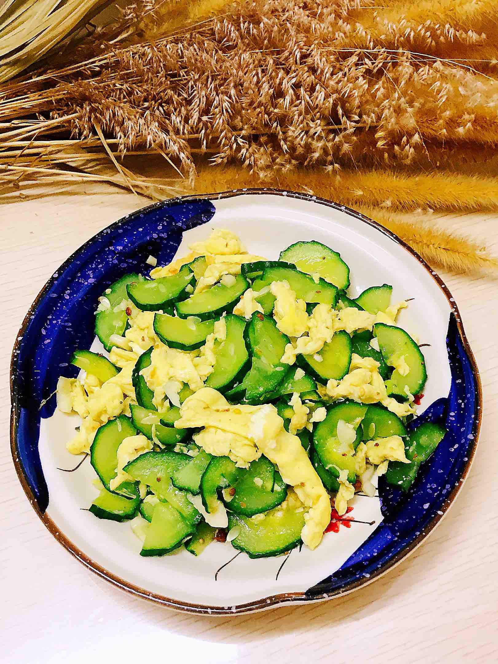 青瓜炒雞蛋的做法-家常味炒菜譜