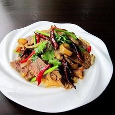爆炒牛頭肉的做法-家常味炒菜譜