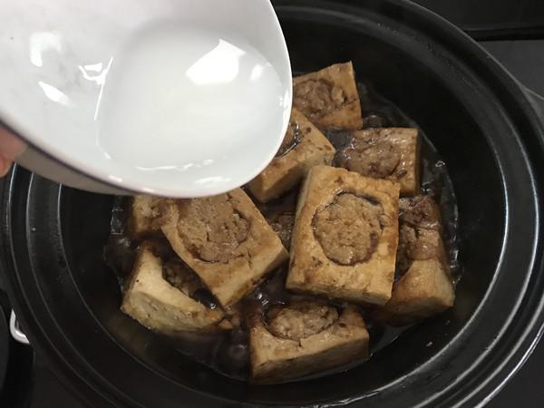 豆腐釀肉煲的做法-咸鮮味燉菜譜
