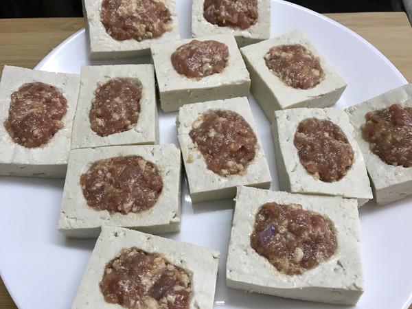 豆腐釀肉煲的做法-咸鮮味燉菜譜