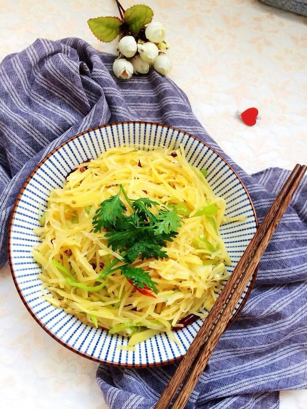 花椒土豆絲的做法-家常味炒菜譜