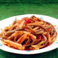 番茄炒雙豆的做法-家常味炒菜譜