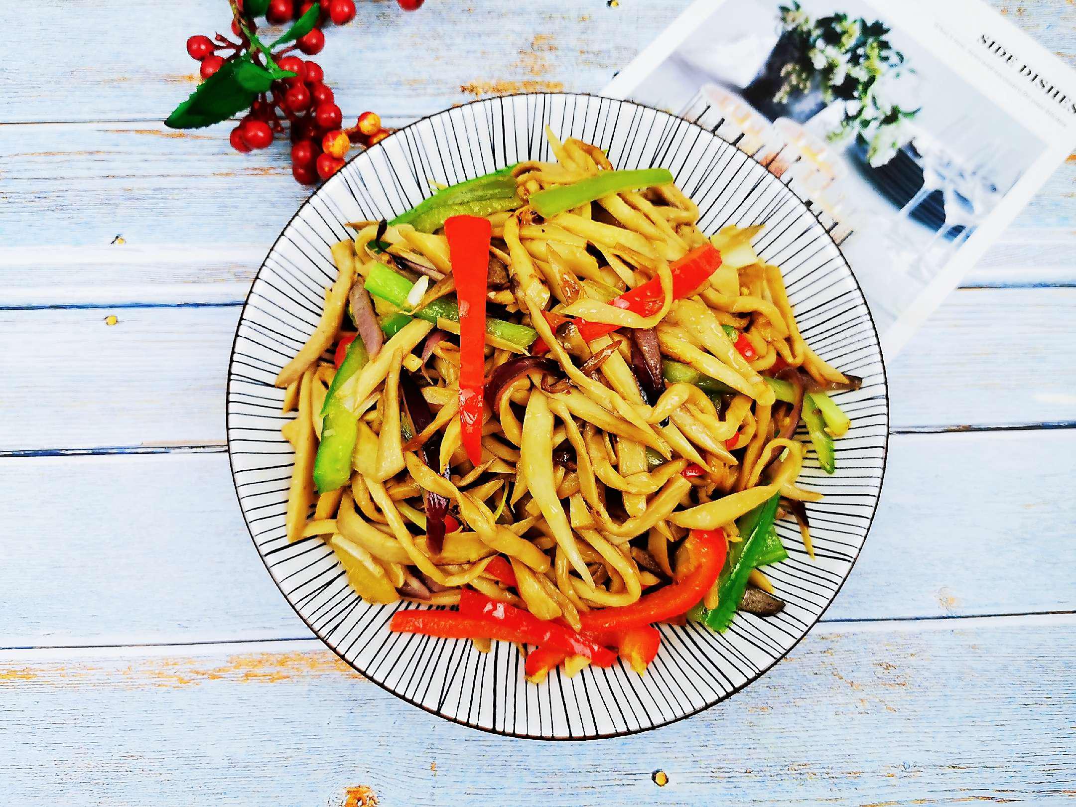 辣炒杏鮑菇的做法-香辣味炒菜譜