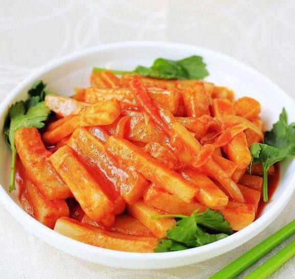 辣炒年糕的做法-酸甜味炒菜譜