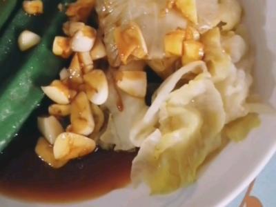 新鮮兩蔬的做法-蒜香味拌菜譜