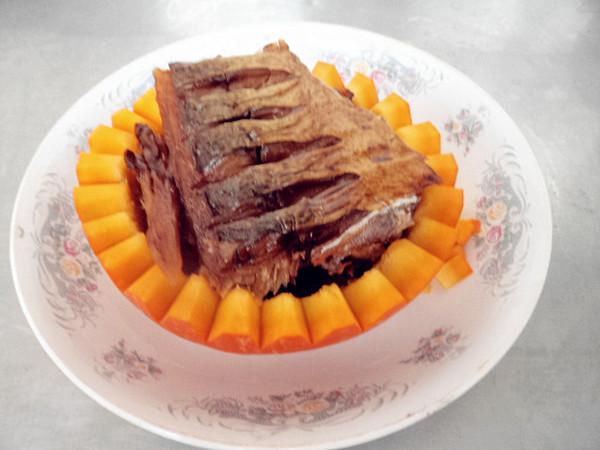 洞庭魚(yú)蒸南瓜的做法-咸鮮味蒸菜譜