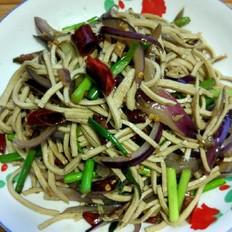 小炒鹵豆絲的做法-香辣味炒菜譜