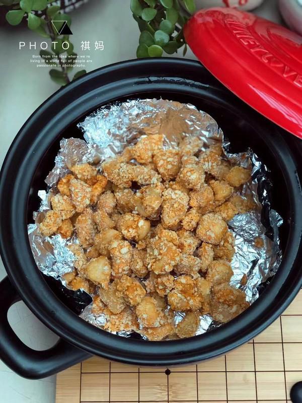 砂鍋烤雞米花的做法-家常味烤菜譜