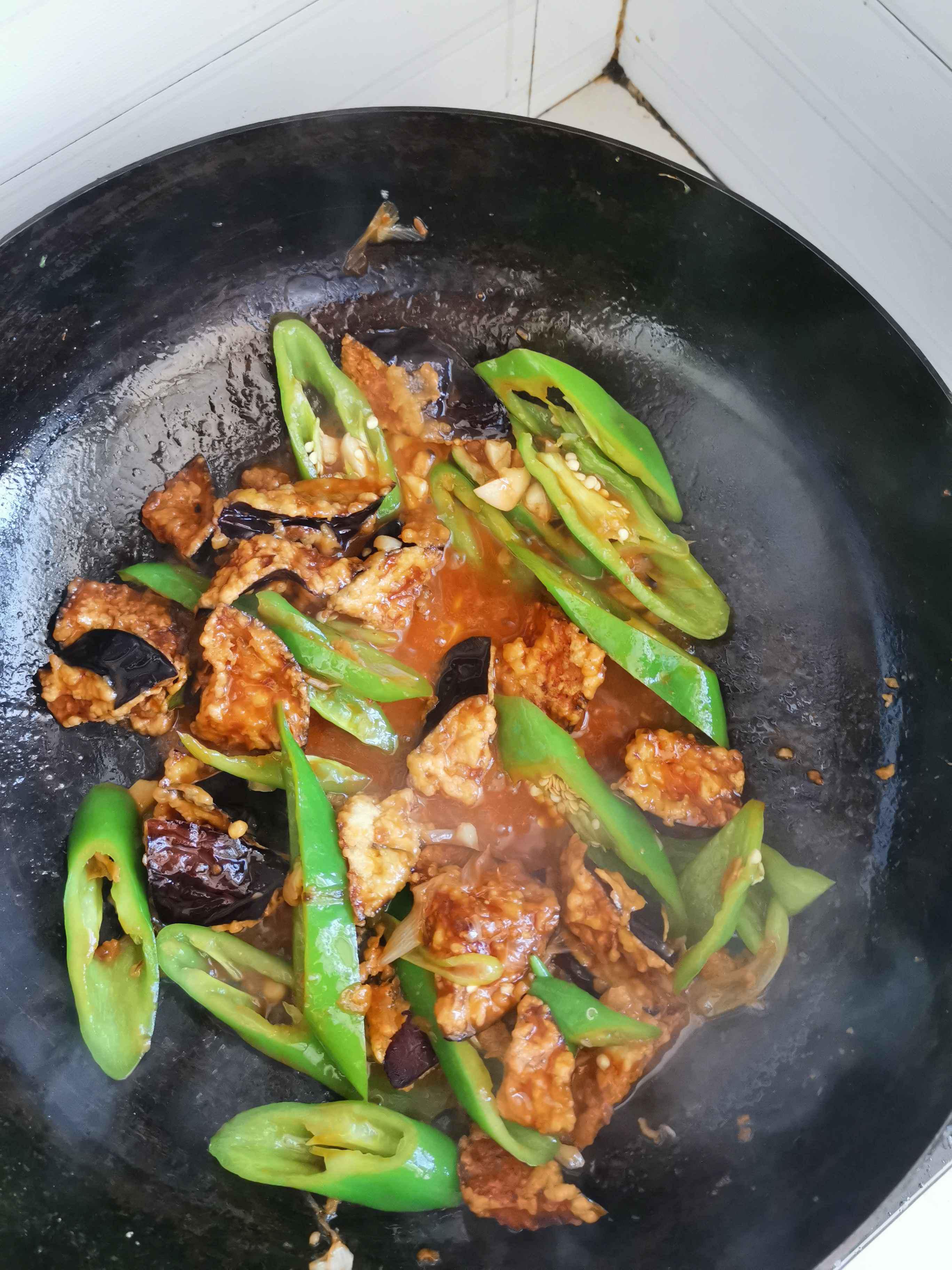 風味茄子的做法-酸甜味爆菜譜