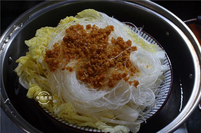 蒜蓉粉絲蒸娃娃菜的做法-香辣味蒸菜譜