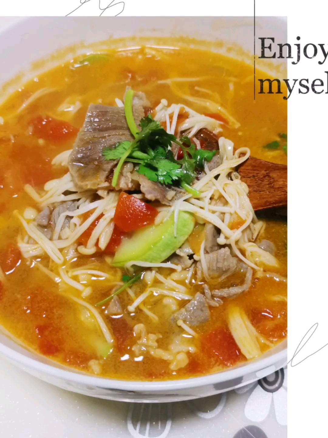 酸湯牛肉的做法-酸辣味煮菜譜