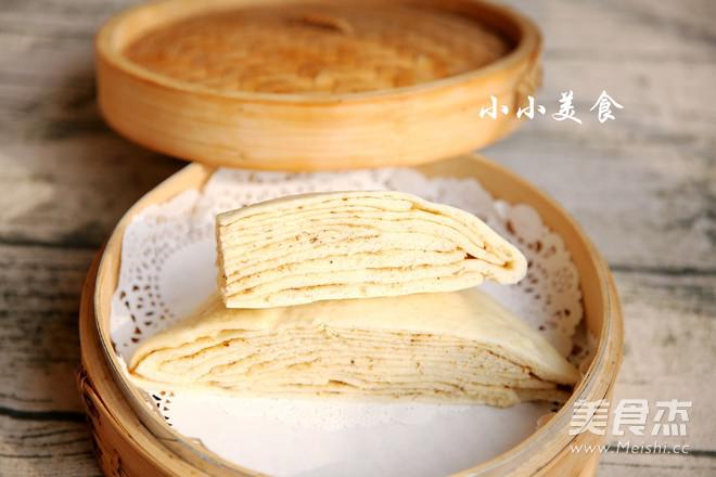 千層蒸餅：柔軟養胃的家常主食的做法-五香味蒸菜譜