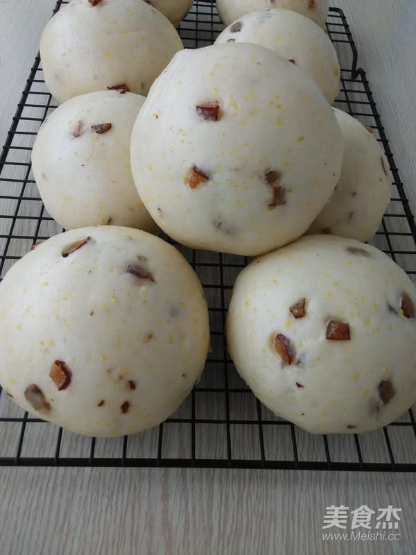 兩摻面紅棗饅頭的做法-甜味蒸菜譜