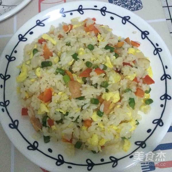 簡易版蛋炒飯的做法-家常味炒菜譜