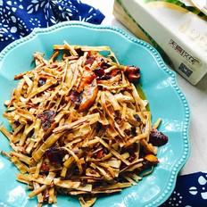 爆炒干竹筍的做法-麻辣味炒菜譜