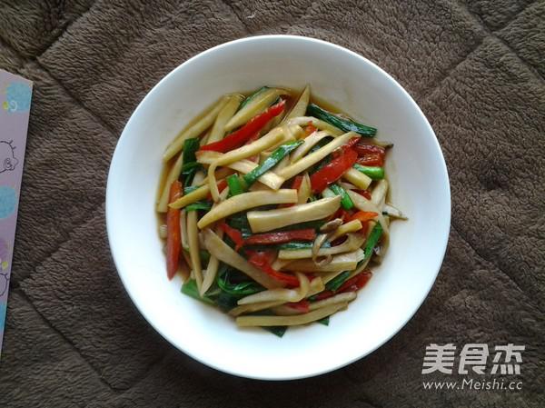 素炒杏鮑菇的做法-咸鮮味炒菜譜