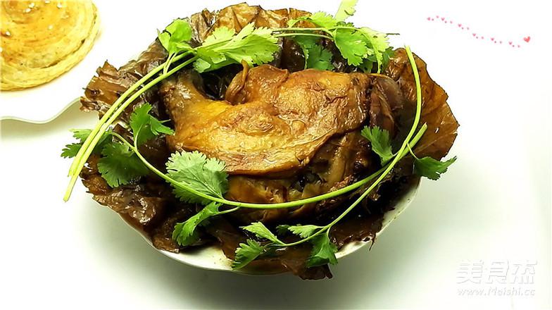 荷葉香酥雞腿的做法-其它口味燉菜譜