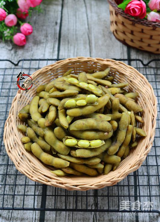 水煮五香毛豆的做法-五香味煮菜譜