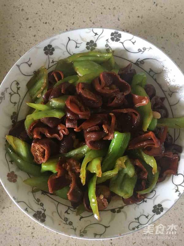 尖椒肥腸的做法-家常味炒菜譜