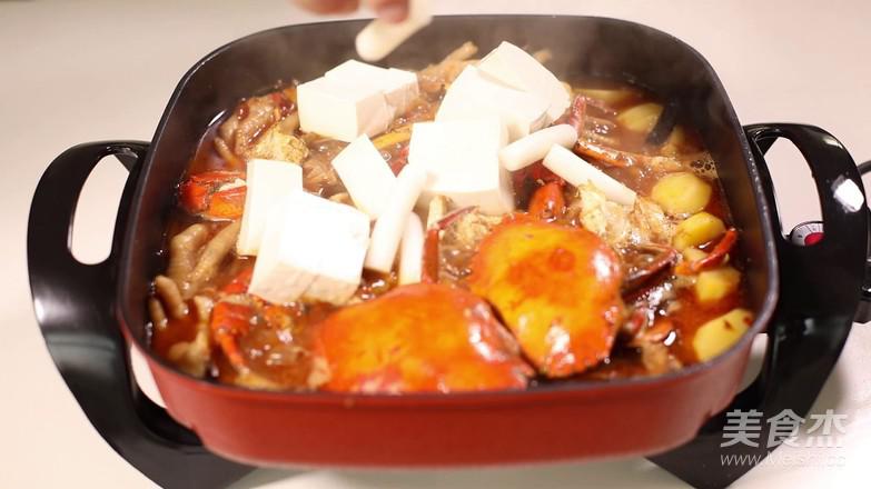 電鍋肉蟹煲的做法-咸鮮味煮菜譜
