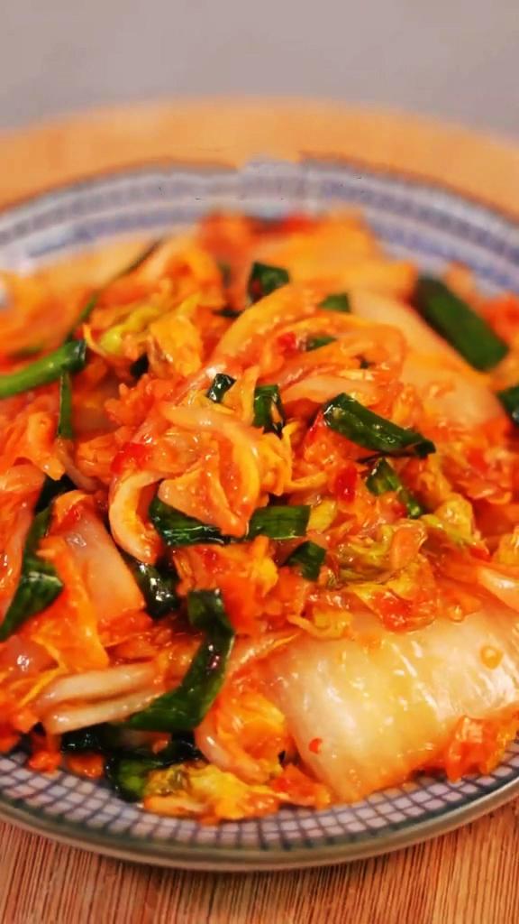 超快手辣白菜的做法-酸辣味腌菜譜