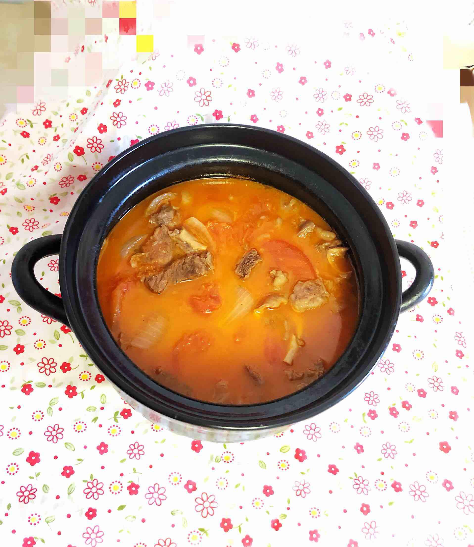 西紅柿燉牛腩的做法-家常味燉菜譜