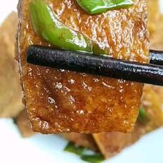 醬汁煎千葉豆腐的做法-醬香味煎菜譜