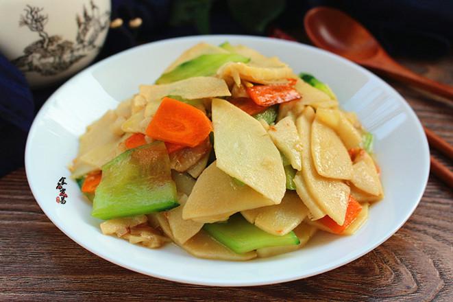 筍炒黃瓜片的做法-家常味炒菜譜