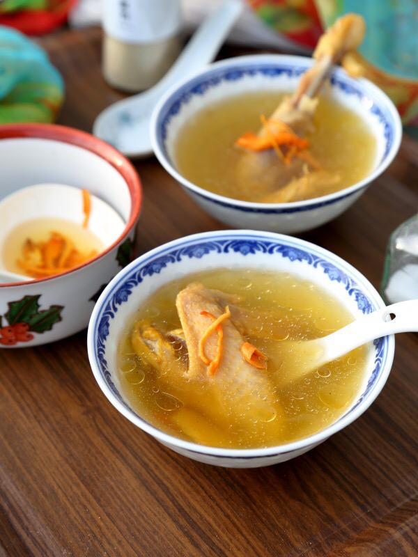 蟲草菇雞湯的做法-咸鮮味煮菜譜