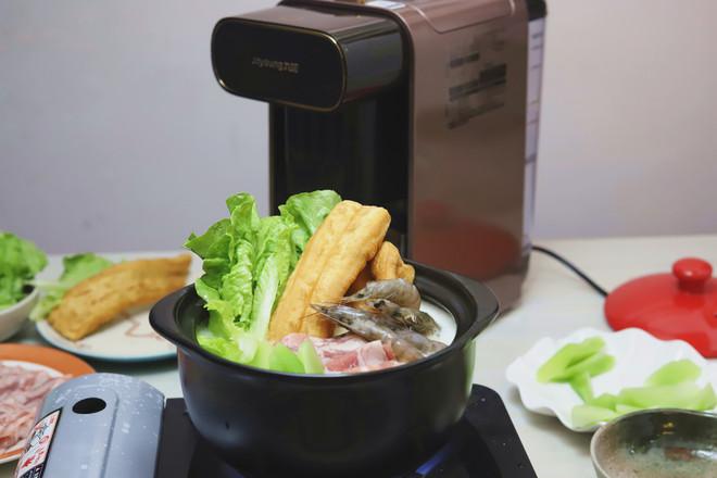 日式豆?jié){火鍋的做法-家常味煮菜譜