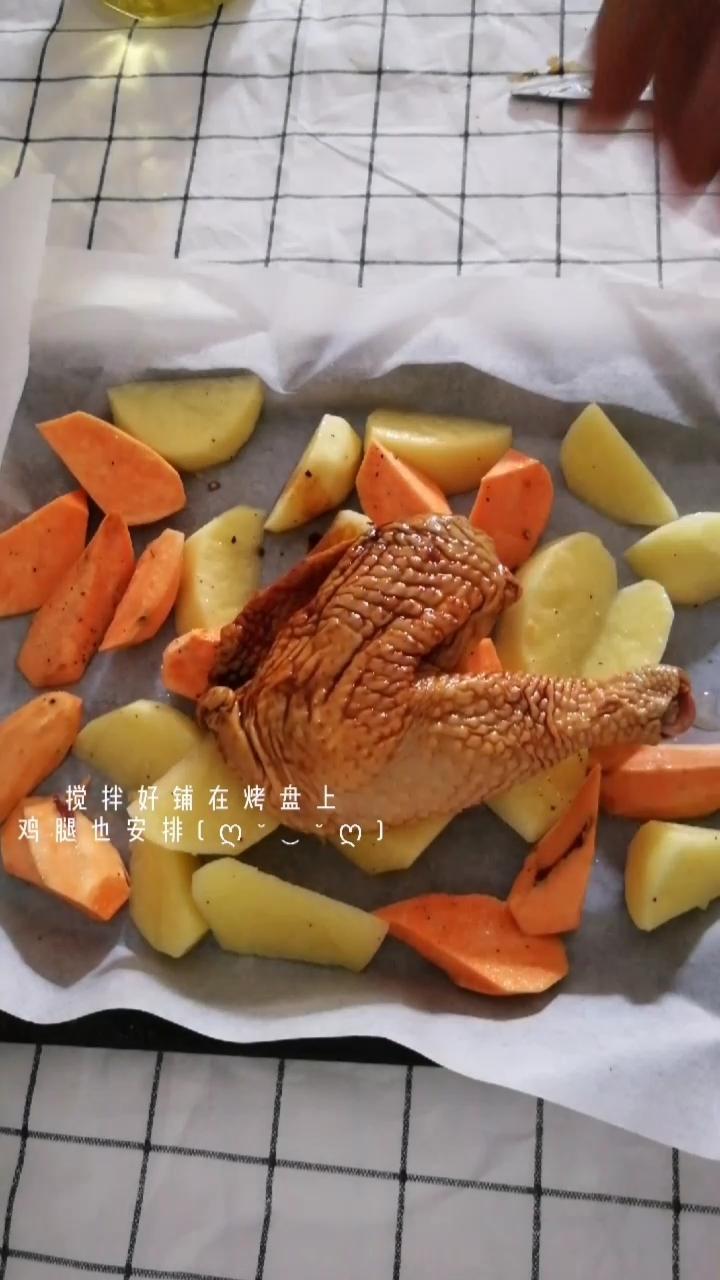 快手烤箱菜集合之烤脆皮雞腿(含薯塊)的做法-家常味烤菜譜-易網(wǎng)健康養(yǎng)生網(wǎng) 快手烤箱菜集合之烤脆皮雞腿(含薯塊)的做法-家常味烤菜譜