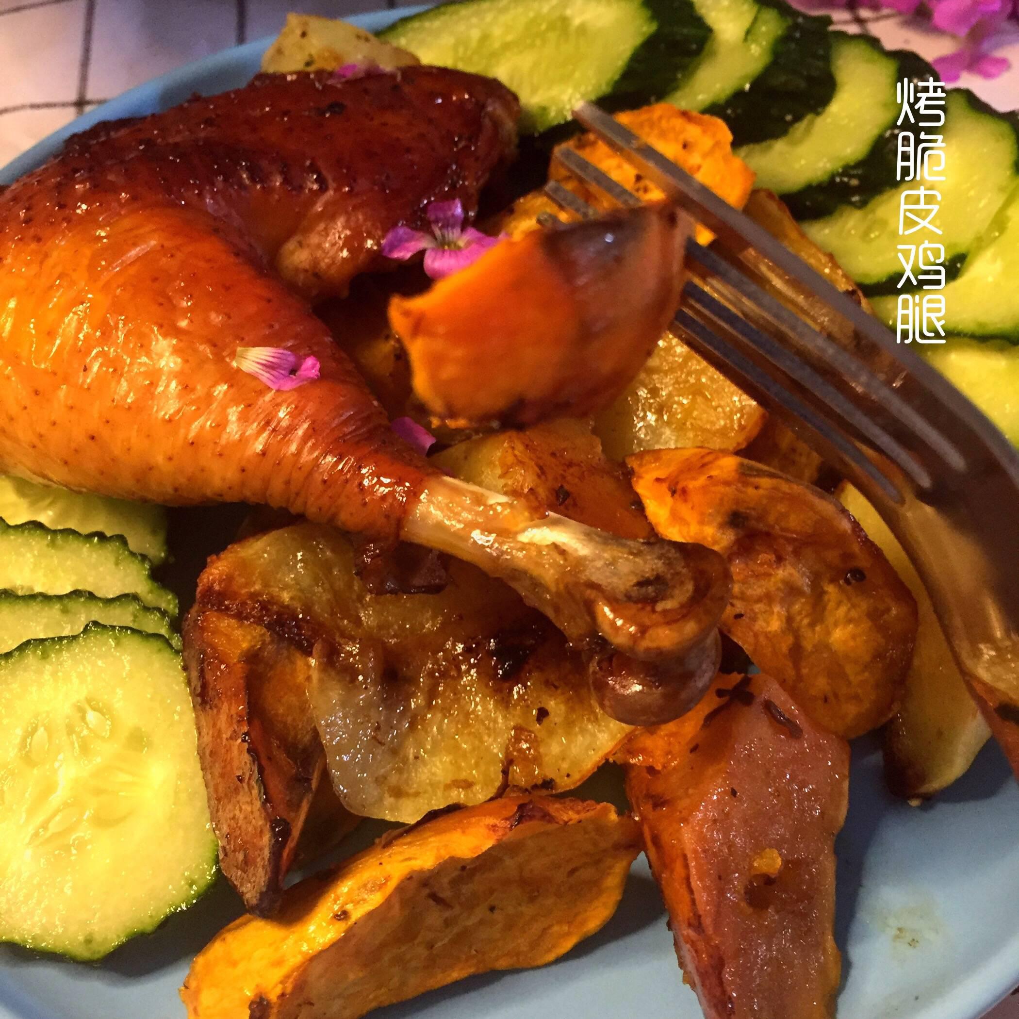 快手烤箱菜集合之烤脆皮雞腿(含薯塊)的做法-家常味烤菜譜-易網(wǎng)健康養(yǎng)生網(wǎng) 快手烤箱菜集合之烤脆皮雞腿(含薯塊)的做法-家常味烤菜譜