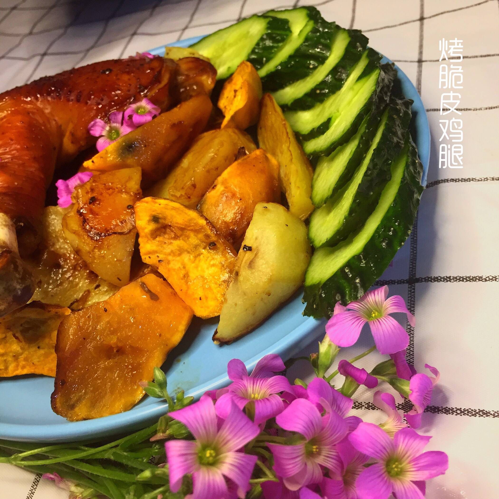 快手烤箱菜集合之烤脆皮雞腿(含薯塊)的做法-家常味烤菜譜-易網(wǎng)健康養(yǎng)生網(wǎng) 快手烤箱菜集合之烤脆皮雞腿(含薯塊)的做法-家常味烤菜譜