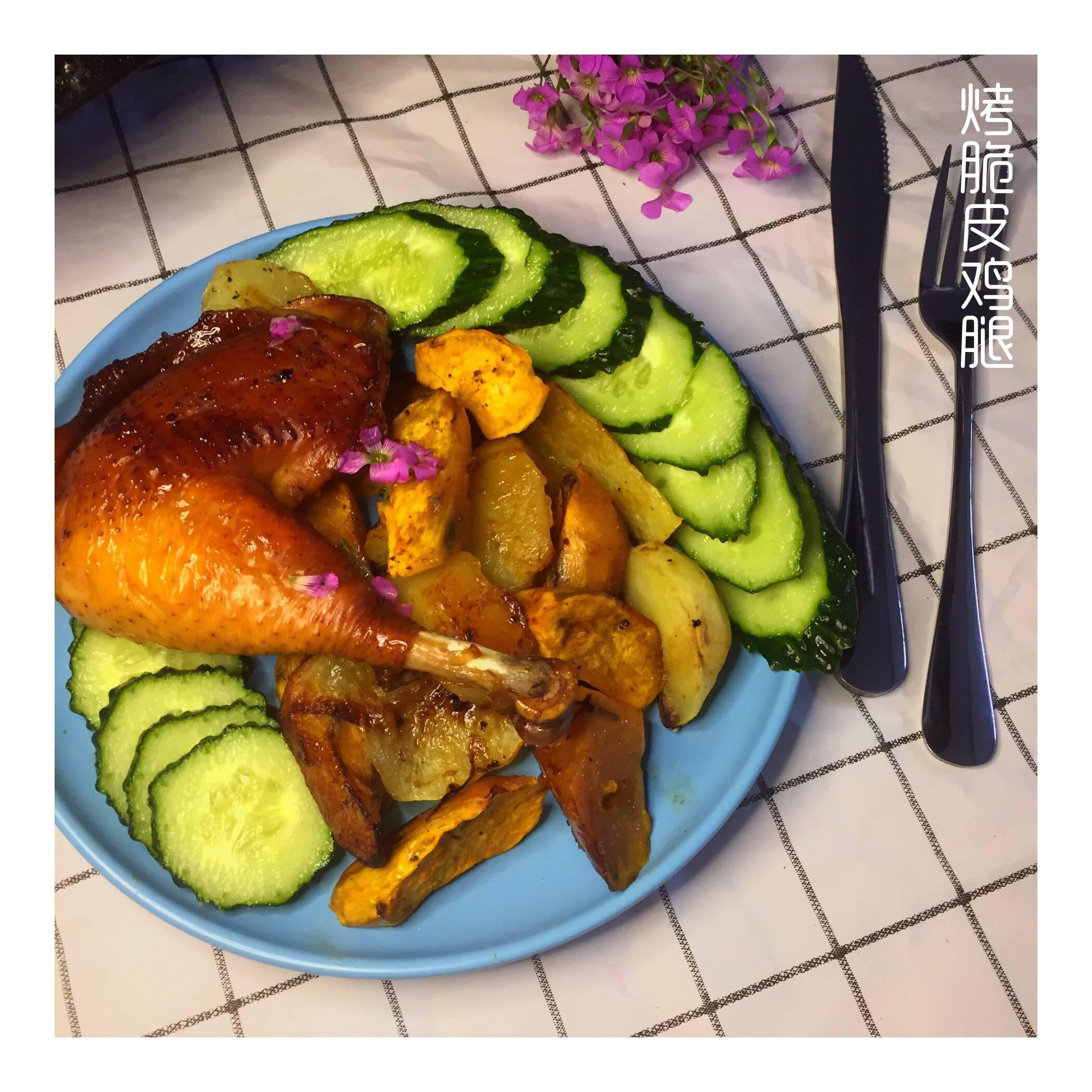 快手烤箱菜集合之烤脆皮雞腿(含薯塊)的做法-家常味烤菜譜-易網(wǎng)健康養(yǎng)生網(wǎng) 快手烤箱菜集合之烤脆皮雞腿(含薯塊)的做法-家常味烤菜譜